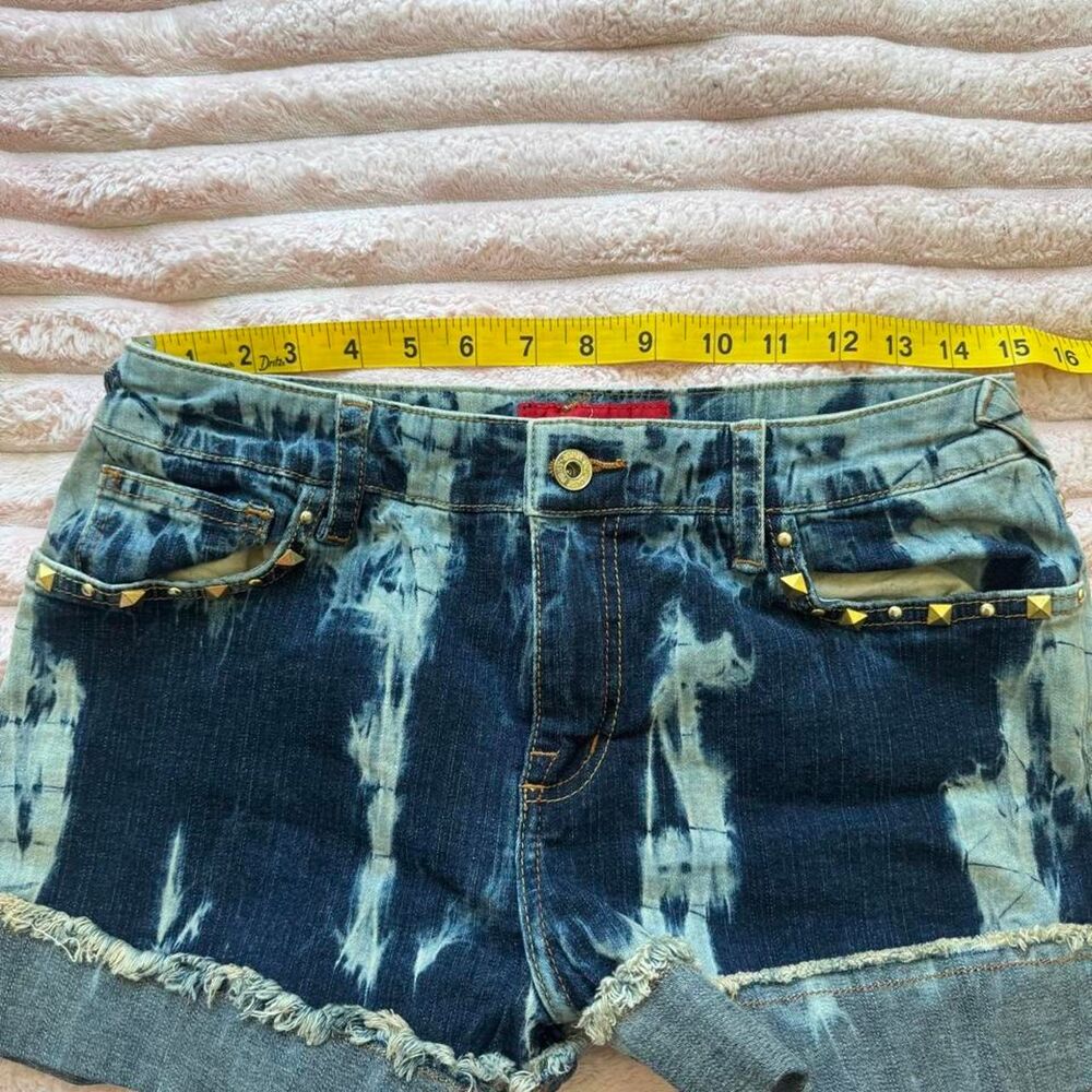 Baby-phat Women's Blue and Navy Shorts